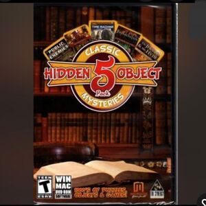 NWT Sealed Hidden Object 5 Pack: Classic Mysteries (PC/MAC, DVD, 2013) Win/Mac